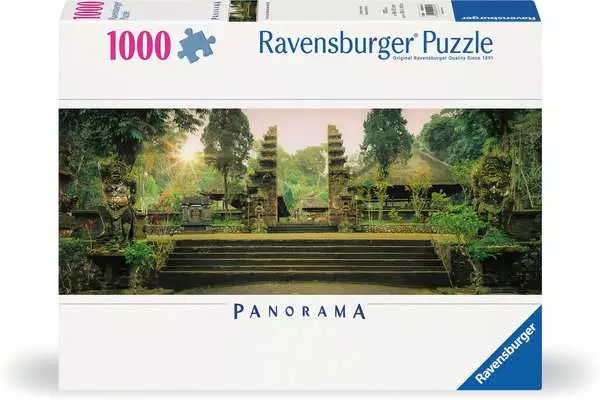 Ravensberger Matratzen Puzzle 1000 Teile - Jungle Tempel Pura Luhur Batukaru, Bali