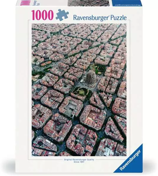 Ravensberger Matratzen Puzzle 1000 Teile - Barcelona von Oben