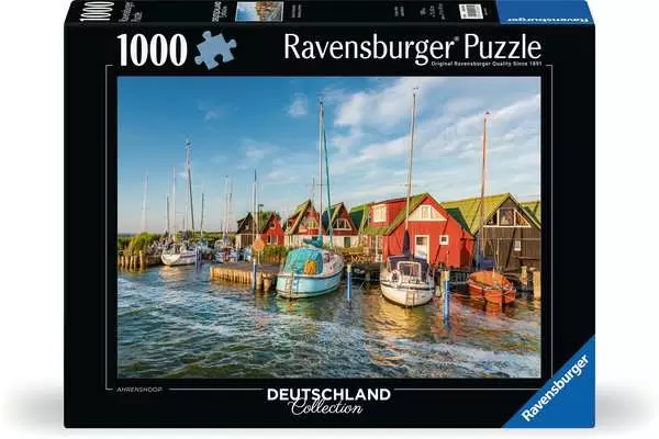 Ravensberger Matratzen Puzzle 1000 Teile - Romantische Hafenwelt von Ahrenshoop