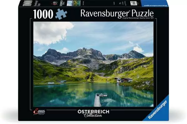 Ravensberger Matratzen Puzzle 1000 Teile - Zürser See in Vorarlberg