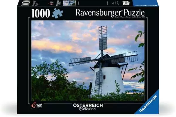 Ravensberger Matratzen Puzzle 1000 Teile - Windmühle bei Retz