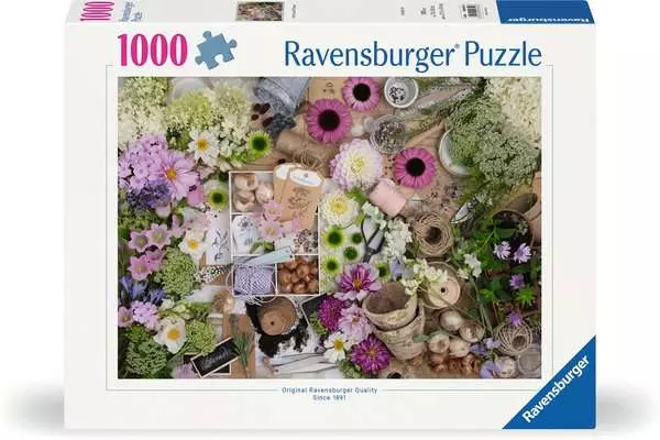 Ravensberger Matratzen Puzzle 1000 Teile - Prachtvolle Blumenliebe