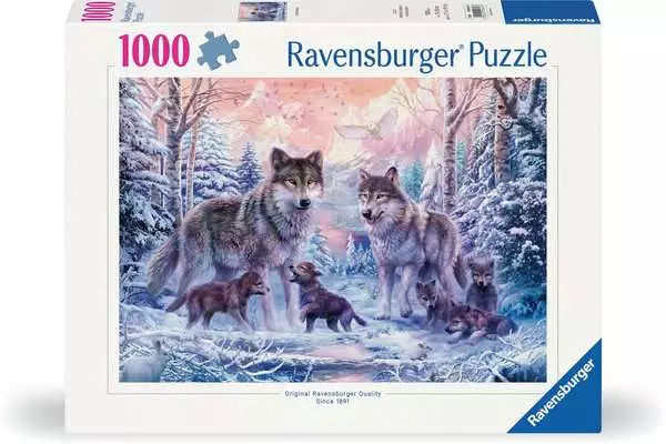 Ravensberger Matratzen Puzzle 1000 Teile - Arktische Wölfe