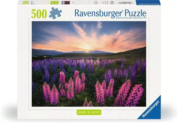 Ravensberger Matratzen Puzzle 500 Teile - Lupinen