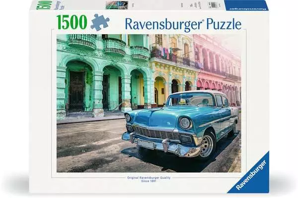 Ravensberger Matratzen Puzzle 1500 Teile - Cuba Cars