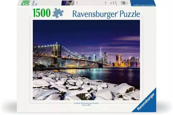 Ravensberger Matratzen Puzzle 1500 Teile - Winter in New York