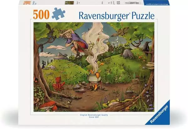 Ravensberger Matratzen Puzzle 500 Teile - Bei der Waldhexe