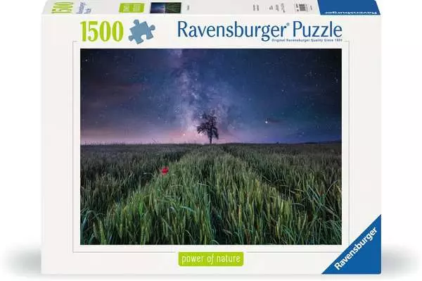 Ravensberger Matratzen Puzzle 1500 Teile - Nachthimmel über dem Kornfeld