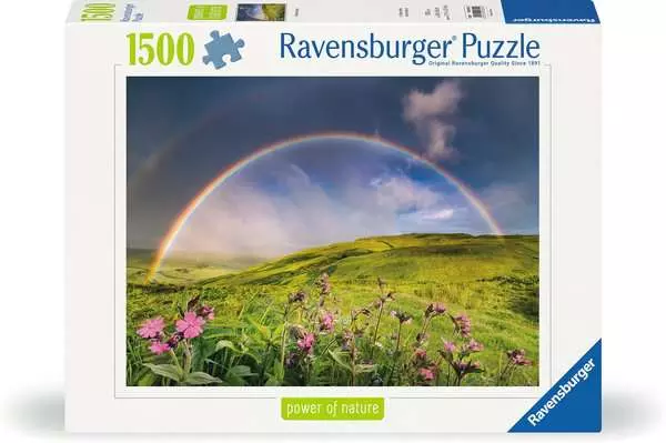 Ravensberger Matratzen Puzzle 1500 Teile - Spektakulärer Regenbogen