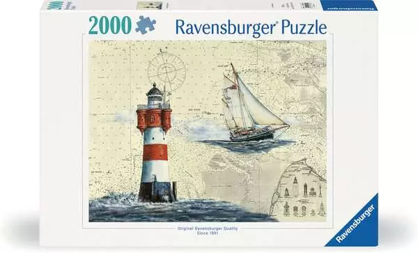 Ravensberger Matratzen Puzzle 2000 Teile - Romantischer Leuchtturm