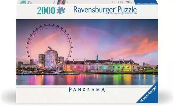 Ravensberger Matratzen Puzzle 2000 Teile - Kunterbuntes London