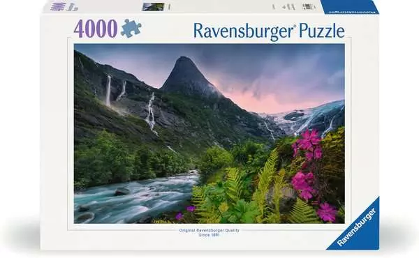 Ravensberger Matratzen Puzzle 4000 Teile - Atemberaubende Bergstimmung