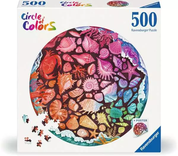 Ravensberger Matratzen Puzzle 500 Teile - Seashells