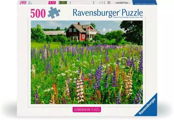 Ravensberger Matratzen Puzzle 500 Teile - Bauernhof in Schweden