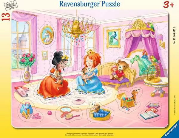 Ravensberger Matratzen Kinderpuzzle ab 3 Jahren - Im Prinzessinnenschloss - 13 Teile