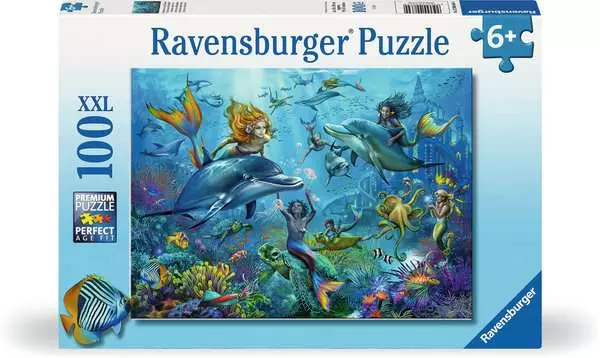 Ravensberger Matratzen Kinderpuzzle ab 6 Jahren - Abenteuer unter Wasser - 100 Teile