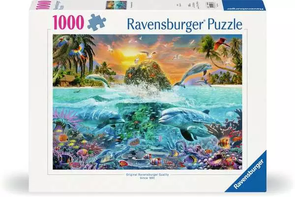 Ravensberger Matratzen Puzzle 1000 Teile - Die Unterwasserinsel