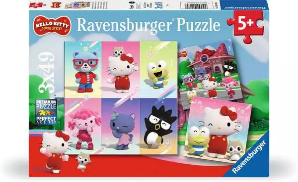 Ravensberger Matratzen Kinderpuzzle ab 5 Jahren - Abenteuer in Cherry Town - 49 Teile