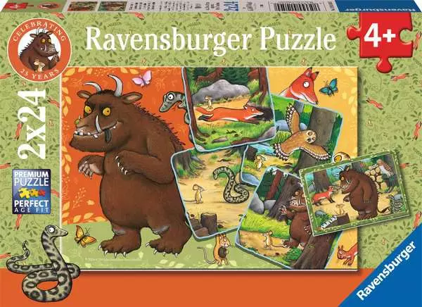 Ravensberger Matratzen Kinderpuzzle ab 4 Jahren - 25 Jahre Grüffelo! - 24 Teile