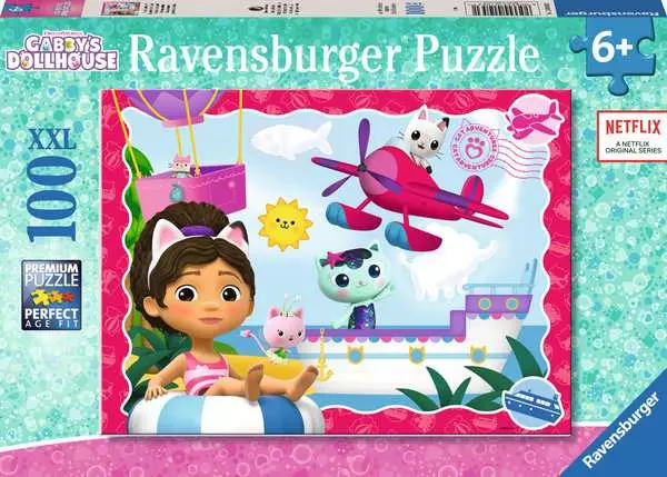 Ravensberger Matratzen Kinderpuzzle ab 6 Jahren - Katzenabenteuer! - 100 Teile