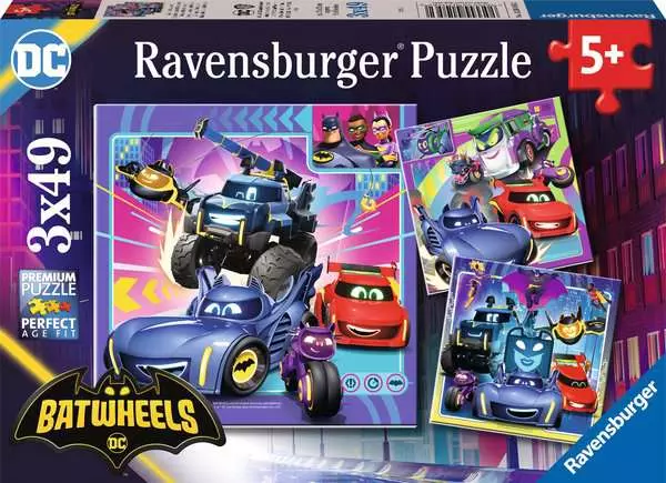 Ravensberger Matratzen Kinderpuzzle ab 5 Jahren - An alle Batwheels! - 49 Teile