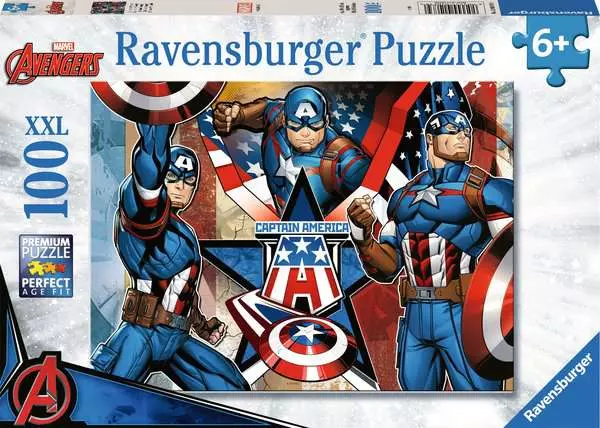 Ravensberger Matratzen Kinderpuzzle ab 6 Jahren - Der erste Avenger - 100 Teile