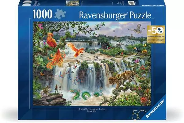 Ravensberger Matratzen Puzzle 1000 Teile - Fantastischer Wasserfall von Iguazú