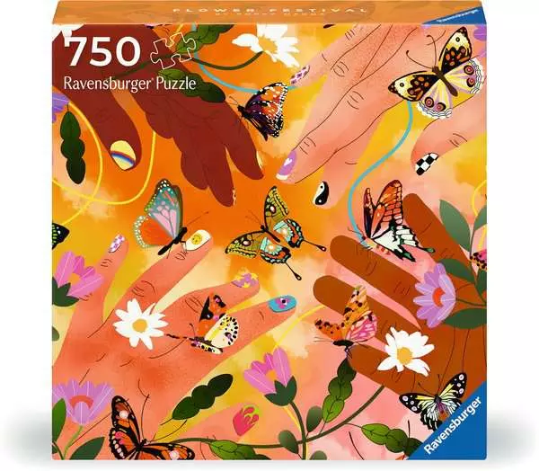 Ravensberger Matratzen Puzzle 750 Teile - Flower Festival