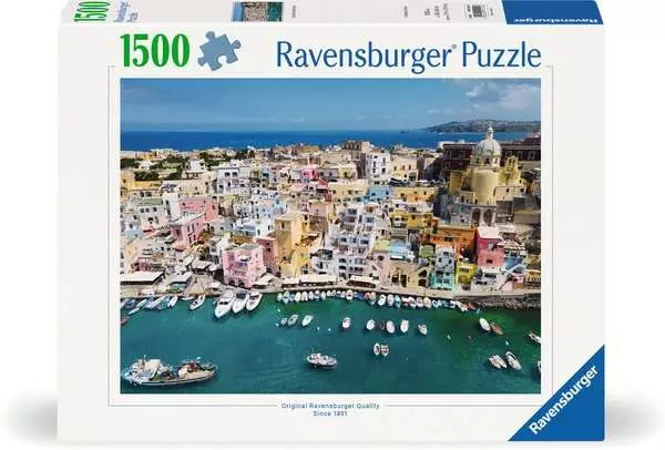 Ravensberger Matratzen Puzzle 1500 Teile - Buntes Procida Italien