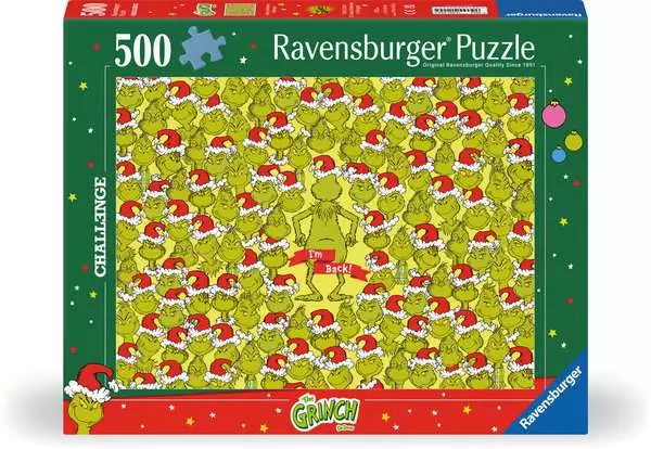 Ravensberger Matratzen Puzzle 500 Teile - Merry Grinchmas Challenge