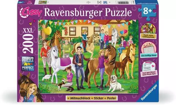 Ravensberger Matratzen Kinderpuzzle ab 8 Jahren - Lissy Activity - 200 Teile