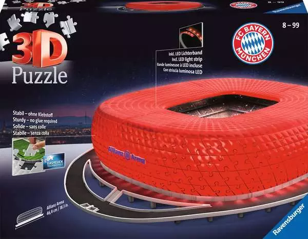 Ravensberger Matratzen Ravensburger Allianz Arena bei Nacht