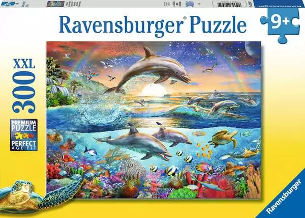 Ravensberger Matratzen Kinderpuzzle ab 9 Jahren - Delfinparadies - 300 Teile