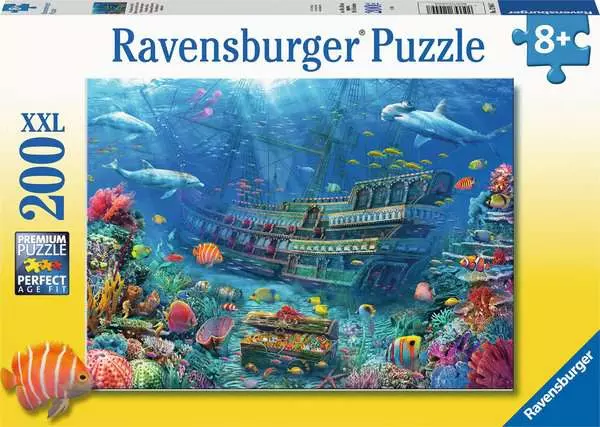 Ravensberger Matratzen Kinderpuzzle ab 8 Jahren - Versunkenes Schiff - 200 Teile