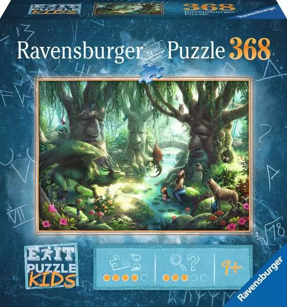 Ravensberger Matratzen Kinderpuzzle ab 9 Jahren - EXIT Puzzle Kids Der magische Wald - 368 Teile