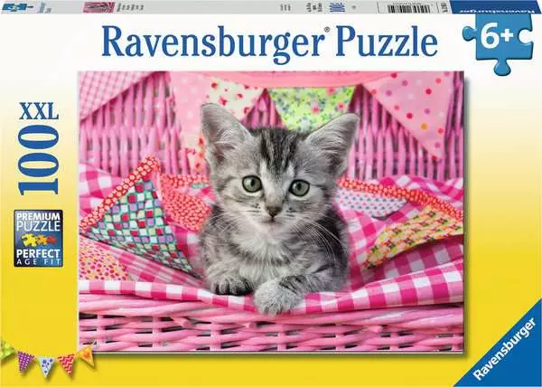 Ravensberger Matratzen Kinderpuzzle ab 6 Jahren - Niedliches Kätzchen - 100 Teile