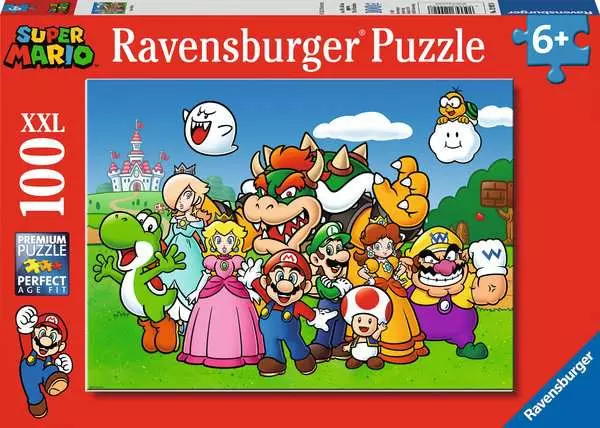 Ravensberger Matratzen Kinderpuzzle ab 6 Jahren - Super Mario Fun - 100 Teile