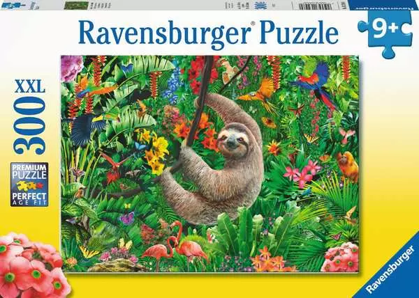 Ravensberger Matratzen Kinderpuzzle ab 9 Jahren - Gemütliches Faultier - 300 Teile