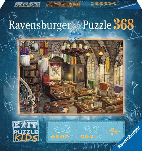 Ravensberger Matratzen Kinderpuzzle ab 9 Jahren - EXIT Puzzle Kids In der Zauberschule - 368 Teile