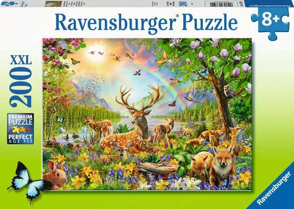 Ravensberger Matratzen Kinderpuzzle ab 8 Jahren - Anmutige Hirschfamilie - 200 Teile