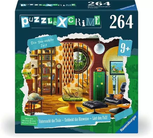 Ravensberger Matratzen Kinderpuzzle ab 9 Jahren - Puzzle X Crime Kids: Die geraubte Zeit - 264 Teile