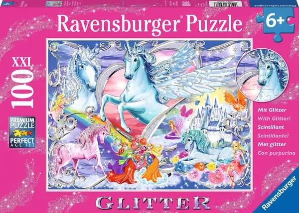 Ravensberger Matratzen Kinderpuzzle ab 6 Jahren - Die schönsten Einhörner - 100 Teile