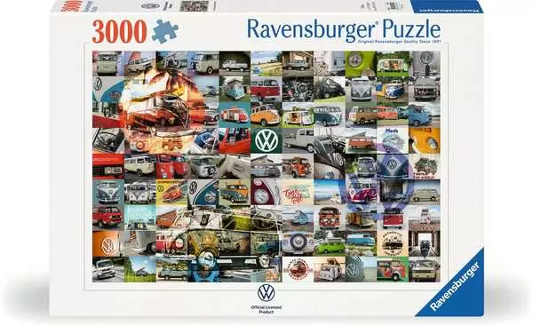 Ravensberger Matratzen Puzzle 3000 Teile - 99 Bulli Moments