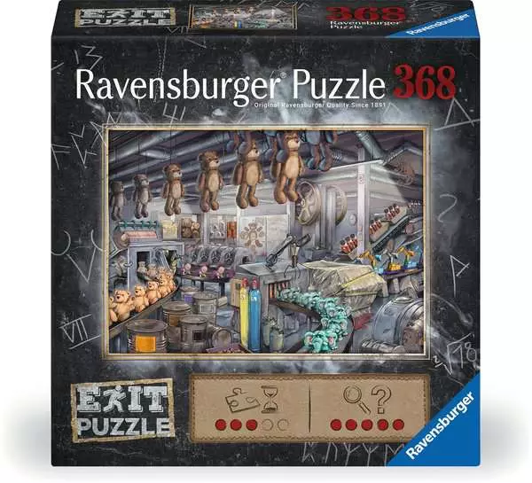 Ravensberger Matratzen Puzzle 368 Teile - In der Spielzeugfabrik