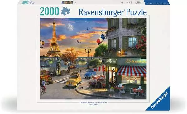 Ravensberger Matratzen Puzzle 2000 Teile - Romantische Abendstunde in Paris