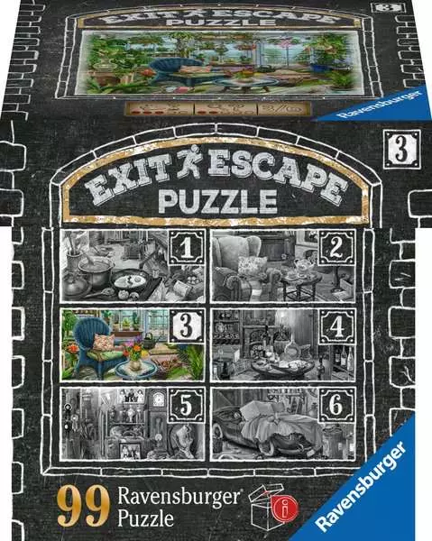 Ravensberger Matratzen Puzzle 99 Teile - Im Gutshaus Wintergarten