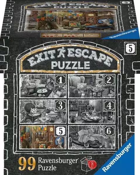 Ravensberger Matratzen Puzzle 99 Teile - Im Gutshaus Dachboden