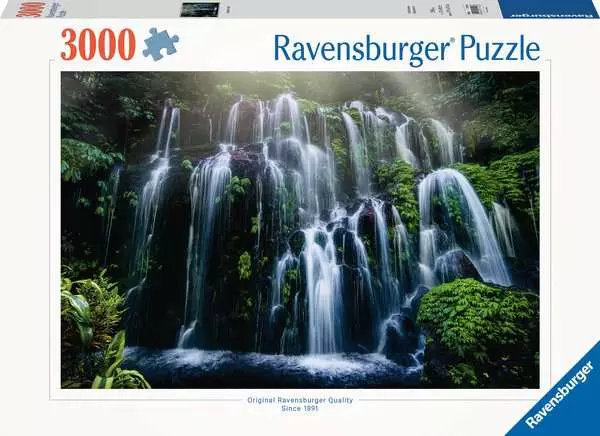 Ravensberger Matratzen Puzzle 3000 Teile - Wasserfall auf Bali