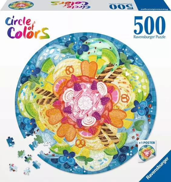 Ravensberger Matratzen Puzzle 500 Teile - Circle of Colors Ice Cream