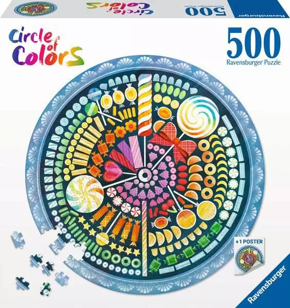 Ravensberger Matratzen Puzzle 500 Teile - Circle of Colors Candy